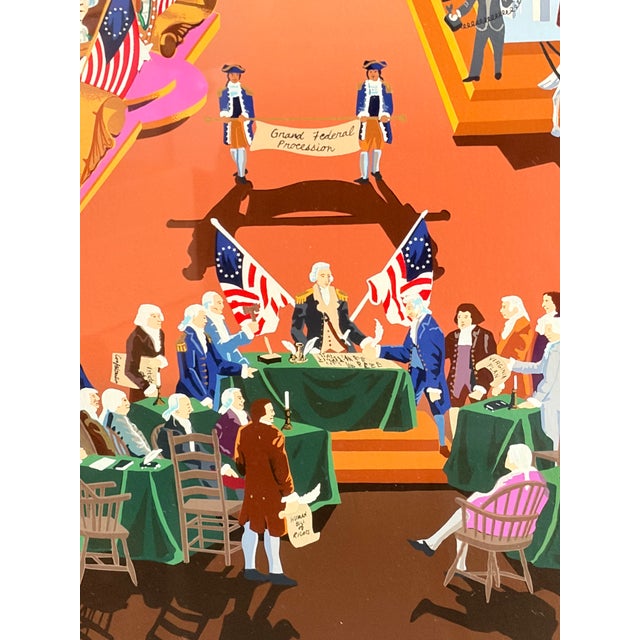 ARTIST PROOF "We the People" (also known as the Constitution) by American Artist Melanie Taylor Kent. Created in 1987,...