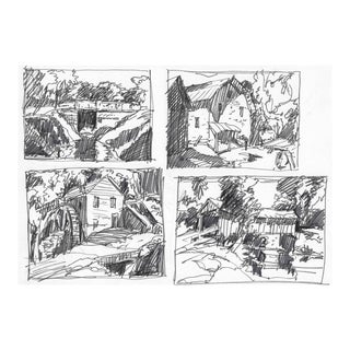 1950s Norman Kent Mill Drawings For Sale