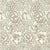Morris & Co Poppy Wallpaper in Cream/Chocolate - a Sample For Sale