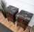 Metal Italian Art Deco Nightstands in Walnut, 1940s, Set of 2 For Sale - Image 7 of 11