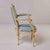 Late 18th Century European Neoclassical Painted & Parcel-Gilt Armchair For Sale - Image 9 of 12