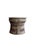 Monumental Cast Bronze Rain Drum Side Table Sculptural Patinated Finish For Sale - Image 4 of 9
