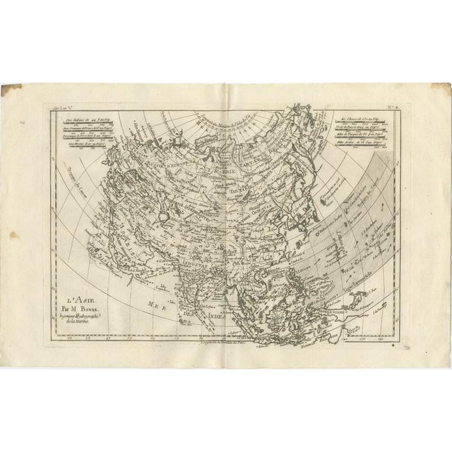 Asia in the age of exploration – antique map by rigobert bonne, c.1780 description this engraved map of asia reflects...