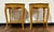 French Louis XV Style Burled Wood Side Tables, Nightstands or Gueridons - A Pair For Sale - Image 10 of 13