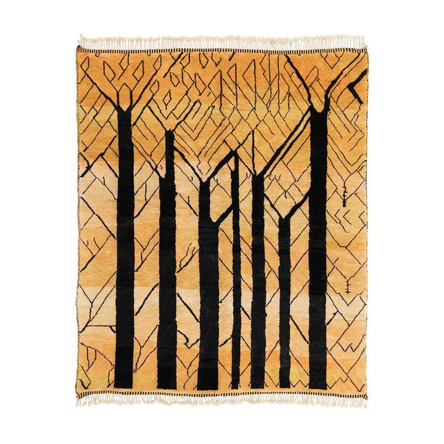 Hand-Knotted Wool Rug by Azele Studio For Sale - Image 11 of 11