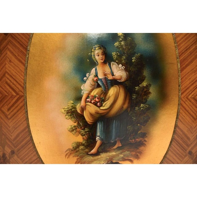 French Marble Top Cabinet, 1920s For Sale - Image 11 of 14