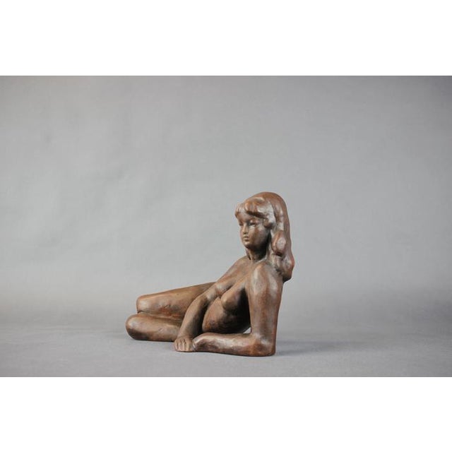 Large Female Statuette by Bohumil Kokrda, Former Czechoslovakia, 1980s For Sale - Image 4 of 10