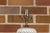 A pair of white porcelain vases with floral and pierced décor from the 19th century made into table lamps wired for the...