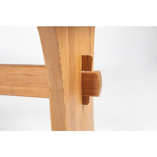 Wood Sport Table in Pine by Axel Einar Hjorth for Nordiska Kompaniet, 1930s For Sale - Image 7 of 18