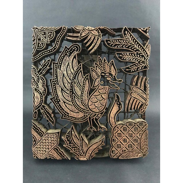 Stamp composed of a set of small welded copper plates forming a bird motif. These stamps were to be printed on the...