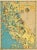 Illustration Vintage Map of California, 1935 For Sale - Image 3 of 3