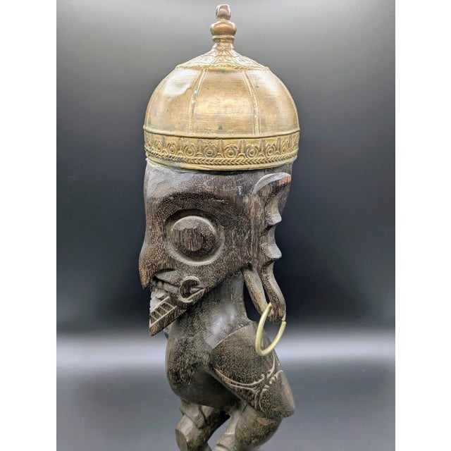 1940s-1950s Dayak Bahau Ancestral/Guardian Statue: Borneo For Sale In Portland, OR - Image 6 of 9