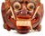 Mid-Century Folk Art Kumba Karna Masks in Wood, Indonesia, Set of 2 For Sale - Image 3 of 6