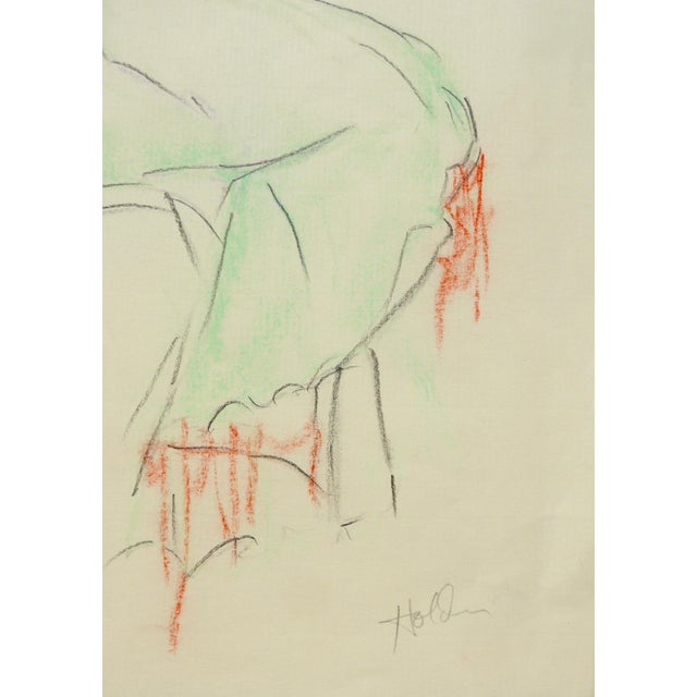 Contemporary "Dancer" Contemporary Abstract Figurative Sketch Drawing by Martha Holden For Sale - Image 3 of 5