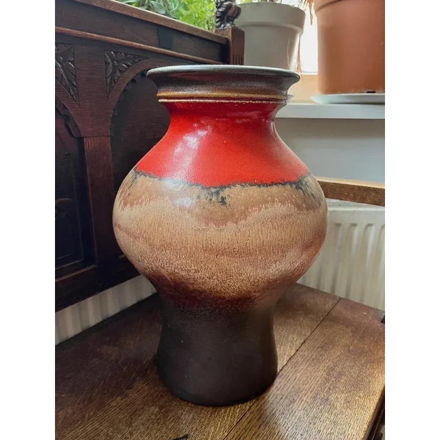 1970s Model 534/40 Ceramic Vase from Übelacker, 1970s For Sale - Image 5 of 8