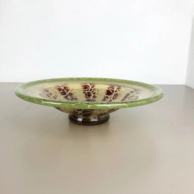 Vintage German Glass Bowl by Karl Wiedmann for WMF For Sale - Image 13 of 14