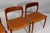 Dining Chairs in Teak and Full Grain Leather by N. O. Møller for J. L. Møllers, 1960s, Set of 4 For Sale - Image 4 of 10