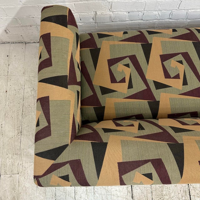 Mid-Century Modern Edward Wormley for Dunbar Sofa Possibly a Jack Lenor Larsen Fabric For Sale - Image 3 of 11