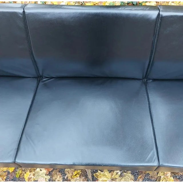 Leather 3-Seater Sofa from Thonet, 1960s For Sale - Image 10 of 13