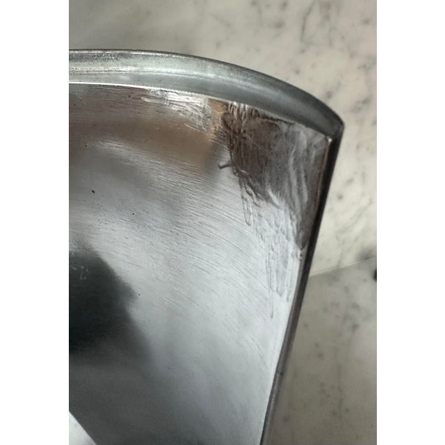 Pair of 1990s Titanium Jet Engine Fan Blade Bookends / Sculptures For Sale - Image 9 of 10