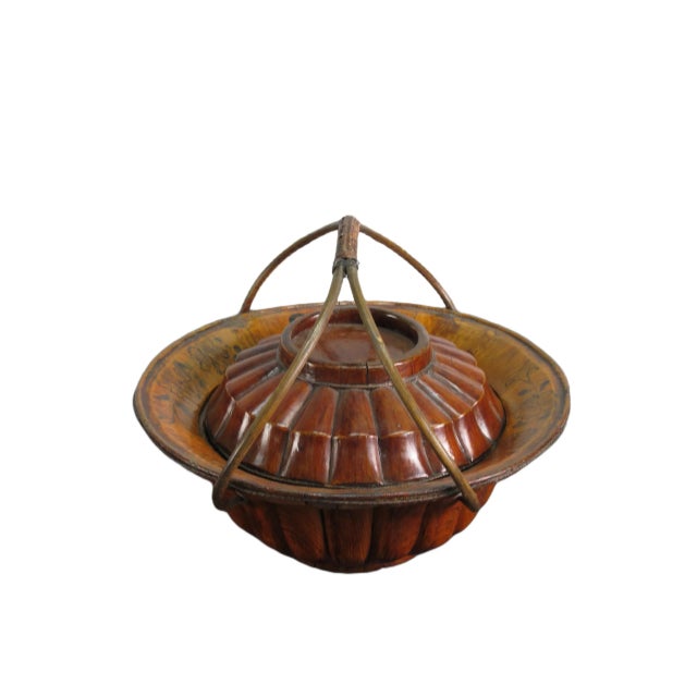 Rustic Pumpkin Basket For Sale - Image 3 of 11