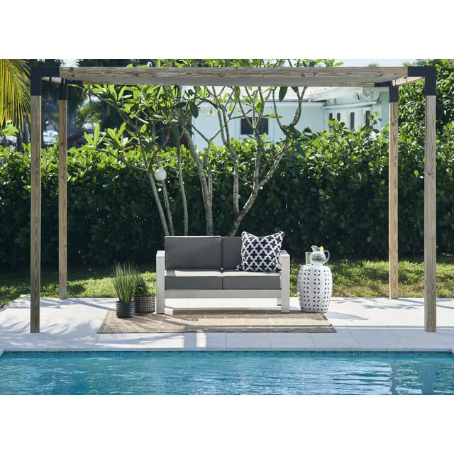 Textile Momeni Contemporary Indoor/Outdoor Hampton Dune Rug in Natural, 5'3" x 7' For Sale - Image 7 of 9