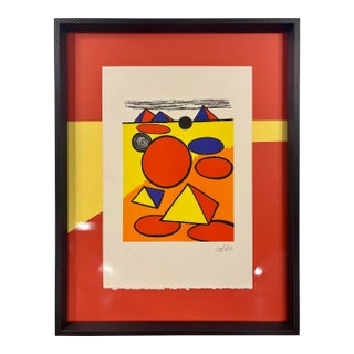Alexander Calder Lithograph, Hommage À San Lazzaro, 1975 For Sale
