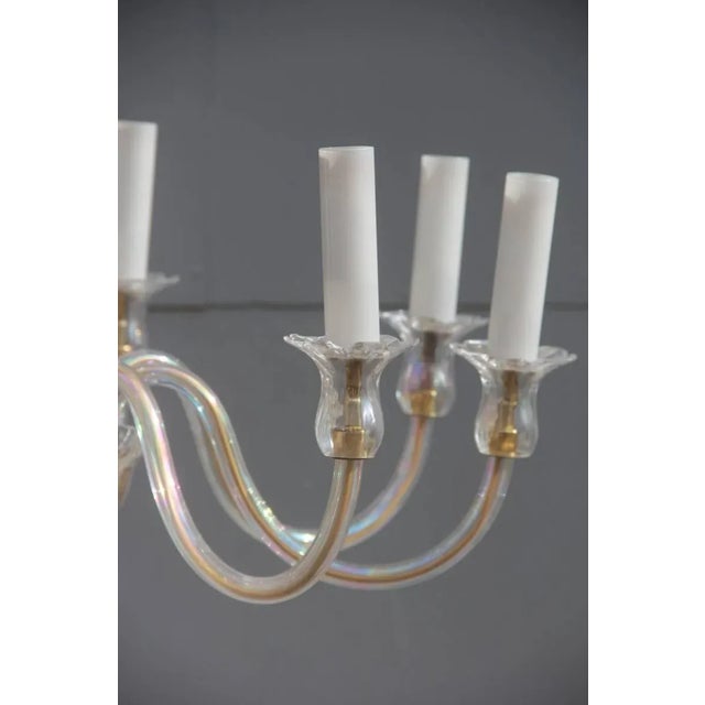 Crystal Chandelier, 1970s For Sale - Image 10 of 11