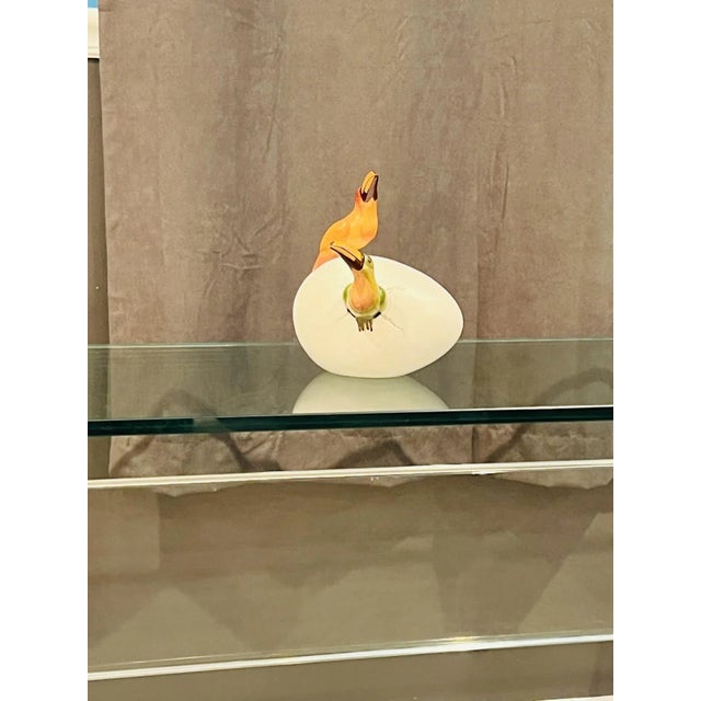 Karl Springer 1980s Monumental Modernist Lucite Console For Sale - Image 4 of 13