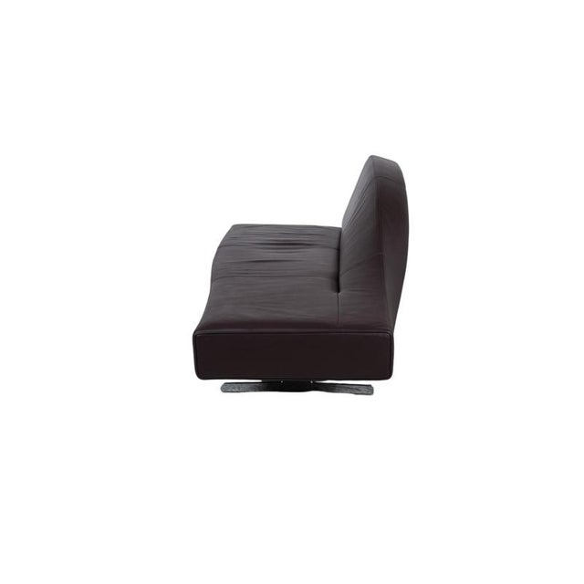 Cassina 276 Aspen Three-Seater Leather Sofa Brown Couch by Jean Marie Massaud Backrest Left For Sale - Image 11 of 12