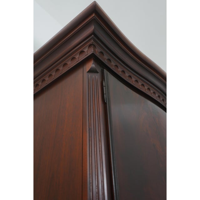 Thomasville 2 Door Mahogany Bedroom Armoire Chest For Sale - Image 13 of 18