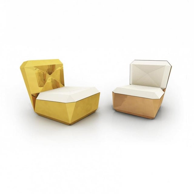 Lingotto Easy Chair in Powder-Coated Aluminum by Altreforme For Sale - Image 6 of 7