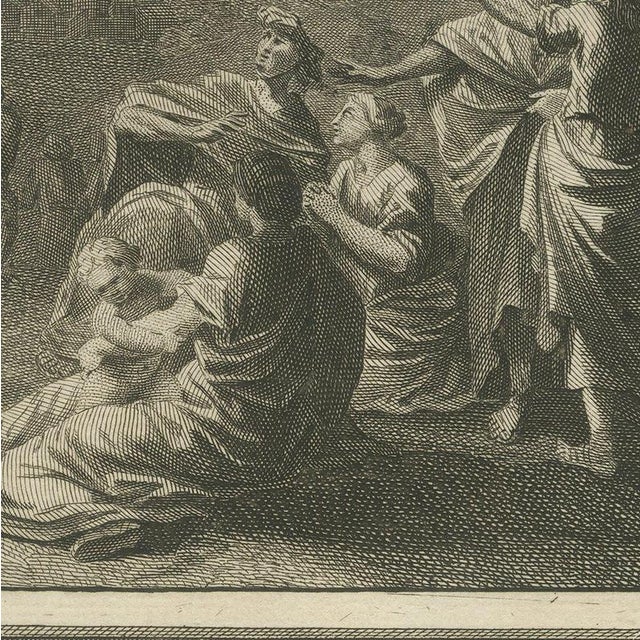 Pieter Mortier, Heliodorus Scourged and Armies in the Sky Over Jerusalem, 1700, Engraving For Sale - Image 6 of 12