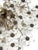 Filigree Flush Mount with Crystal Flowers from Maison Baguès, France, 1920s For Sale - Image 6 of 18