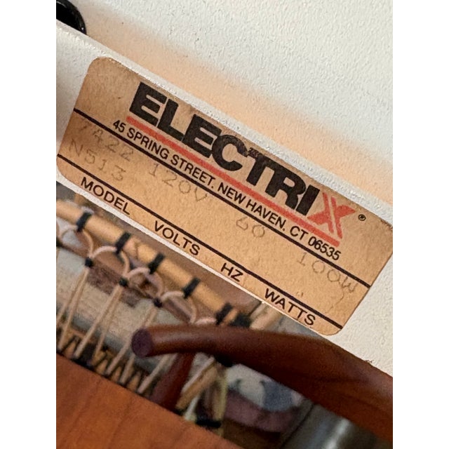 Vintage Electrix Industrial Gooseneck Task Lamp – Off White Metal For Sale - Image 11 of 11