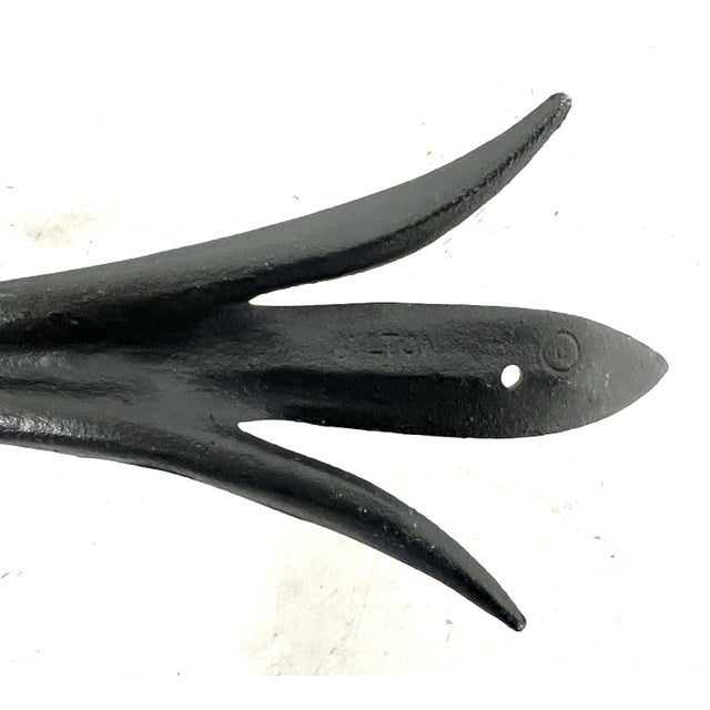 Wilton Mid 20th Century Gothic Cast Iron Candle Sconces - Pair For Sale - Image 9 of 10