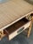 Wood 1970s British Colonial Style Burnt Bamboo, Cane, and Rattan Desk or Console For Sale - Image 7 of 12