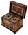 Mid 19th Century Outstanding Antique Victorian Rosewood Veneer Tea Caddy Box With Fancy Abalone Inlay Features - Circa 1870s For Sale - Image 5 of 18