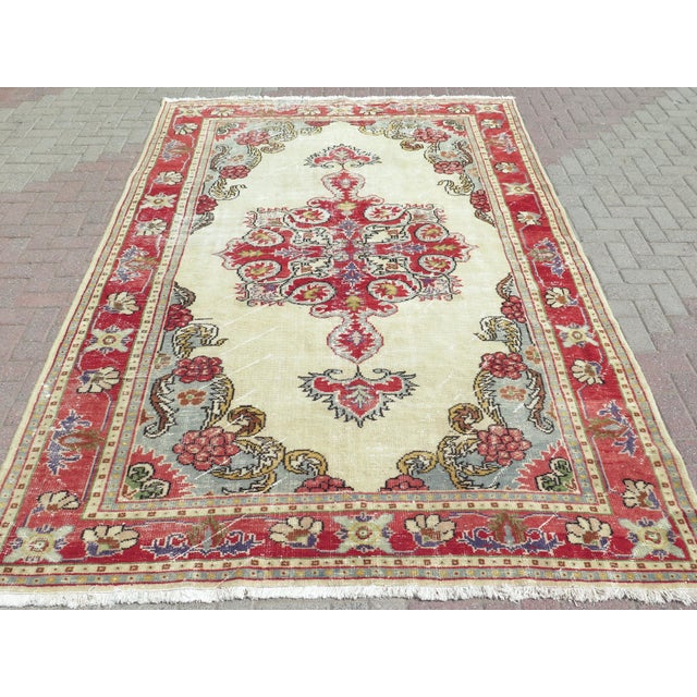 The Rug you are about to purchase is a Vintage Handmade Turkish Rug that is considered a collection piece due to its value...