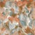 Harlequin Foresta Wallpaper in Baked Terracotta/Cerulean For Sale