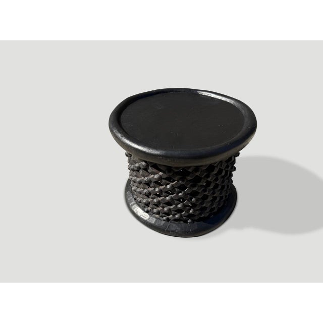 2010s Andrianna Shamaris African Tray Coffee Table Or Side Table For Sale - Image 5 of 6