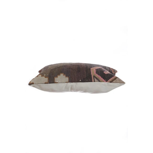 Decorative pillow cover made from vintage handwovenTurkish kilim pieces. Backed with good quality cotton fabric. Pillow...