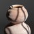Ivory Unglazed Terracotta Stacked Sphere Vase | One of a Kind For Sale - Image 8 of 11