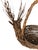 Wood Vintage Natural Vine and Pinecones Stag Deer Basket For Sale - Image 7 of 8