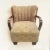 Art Deco German Armchair with Bentwood Armrests and Green Brocade Upholstery, 1940s For Sale - Image 12 of 12