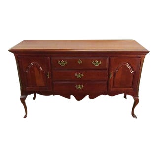 Sumter Solid Cherry Queen Anne Sideboard For Sale