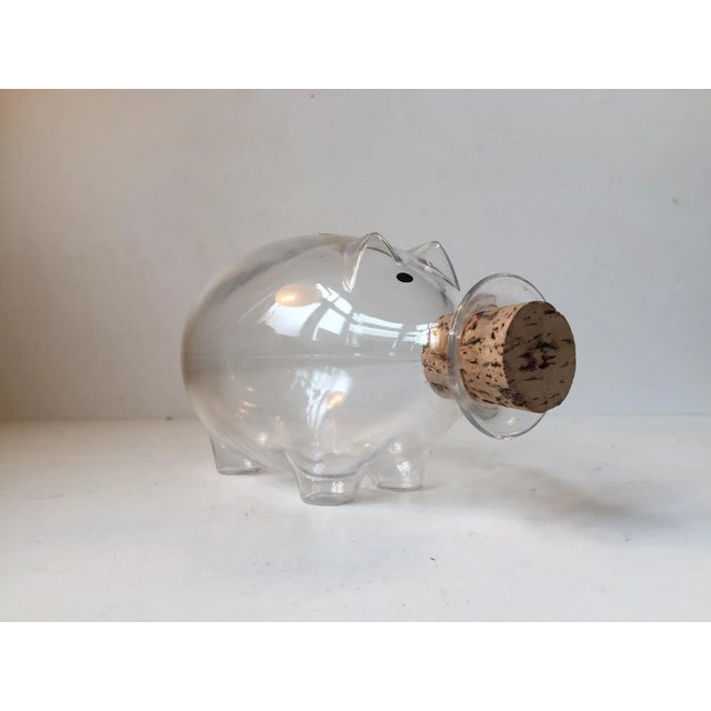 Modern Modernist Finnish Pig Decanter by Valto Kokko for Iittala, 1980s For Sale - Image 3 of 9