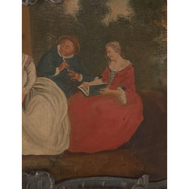 Italian Painted Trumeau Composed of Antique Elements For Sale In San Francisco - Image 6 of 7
