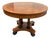Baker Furniture Vintage Palladian Pedestal Dining Table, 46 Inches For Sale