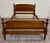 Mid 20th Century Vintage Full Size Traditional Colonial Style Low Poster Bed For Sale - Image 5 of 12